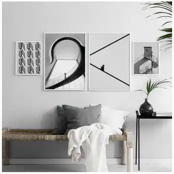 Merdiven Temalı Poster Tablo Seti