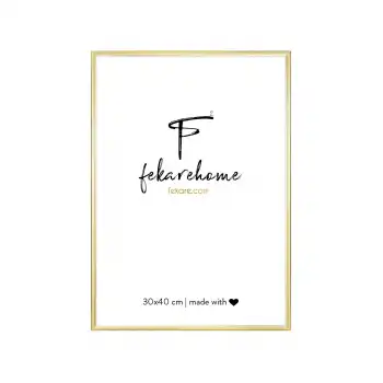 Metal Gold Çerçeve (30x40 cm)