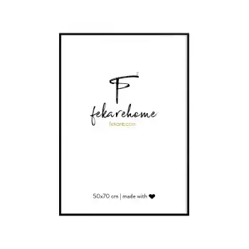 Metal Siyah Çerçeve (50x70 cm)