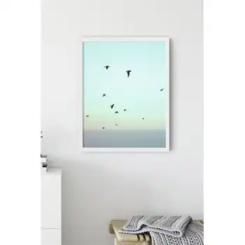 Mint Kuşlar No:1 Poster Tablo