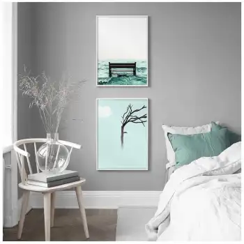 Mint Manzara 2’li Poster Tablo Seti