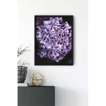 Mor Çiçek No:3 Poster Tablo