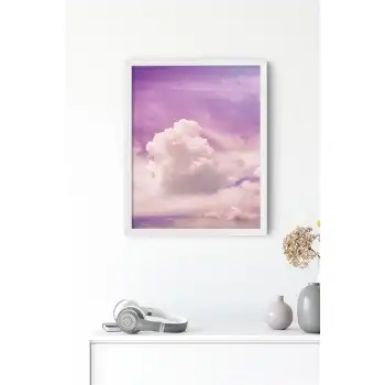 Mor Gökyüzü Poster Tablo
