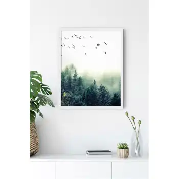 Nordic Forest Poster Tablo No:3