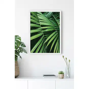 Palmiye Yaprağı Poster Tablo No:50