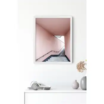 Pembe Altgeçit Poster Tablo