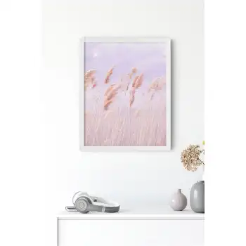 Pembe Başaklar Poster Tablo