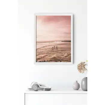 Pembe Deniz Poster Tablo