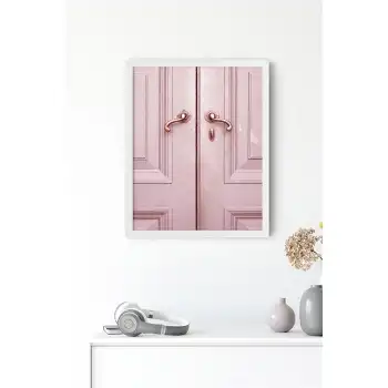 Pembe Kapı Poster Tablo