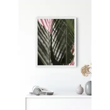 Pembe Yeşil Botanik No:2 Poster Tablo