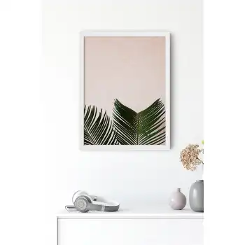 Pembe Yeşil Botanik No:3 Poster Tablo