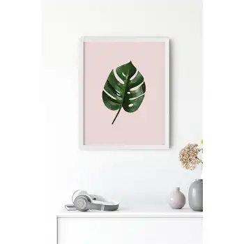 Pembe Yeşil Botanik No:5 Poster Tablo