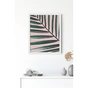 Pembe Yeşil Botanik No:6 Poster Tablo