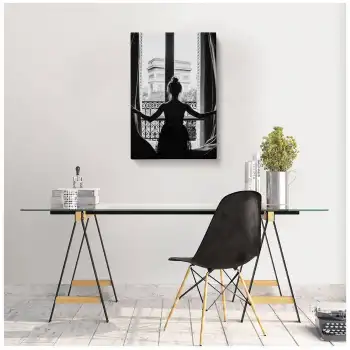 Penceredeki Kız Kanvas Tablo