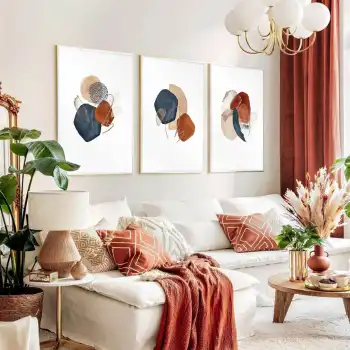 Plain 3’lü Poster Tablo Seti