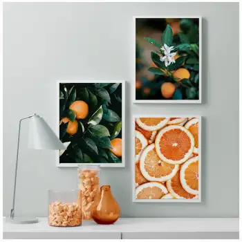 Portakal 3’lü Poster Tablo Seti