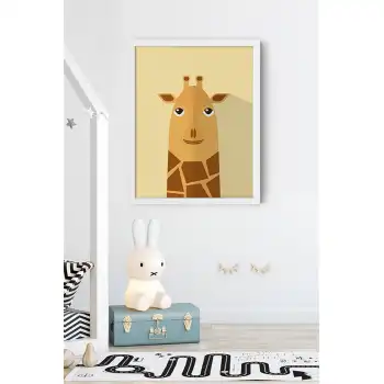 Renkli Hayvan Çocuk Odası Poster Tablo No:1