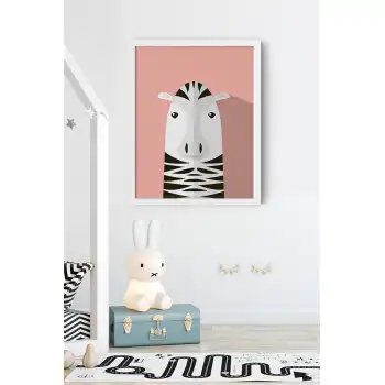 Renkli Hayvan Çocuk Odası Poster Tablo No:2