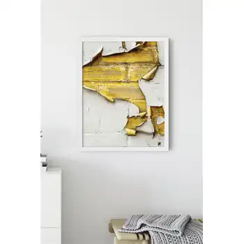 Sarı Duvar Poster Tablo