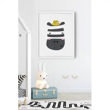 Sarı Hayvan Çocuk Odası Poster Tablo No:1