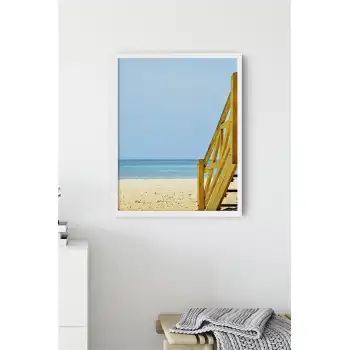 Sarı Kulübe Merdiveni Poster Tablo