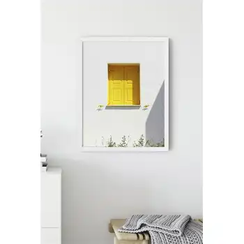 Sarı Pencere Poster Tablo