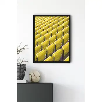 Sarı Tribün Poster Tablo
