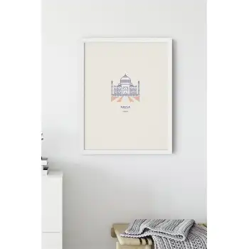 Şehir Simgeleri Agra India Poster Tablo