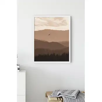 Sisli Manzara Poster Tablo