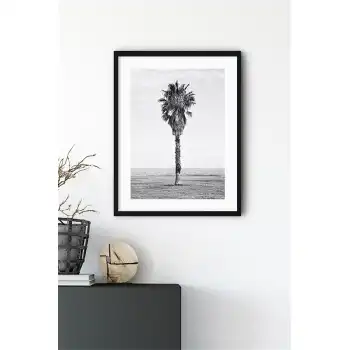 Siyah Beyaz Ağaç Poster Tablo No:2