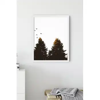 Sonbahar Ormanı No:1 Poster Tablo