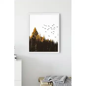 Sonbahar Ormanı No:3 Poster Tablo
