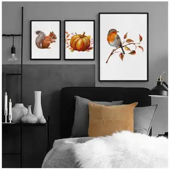 Sonbahar Poster Tablo Seti