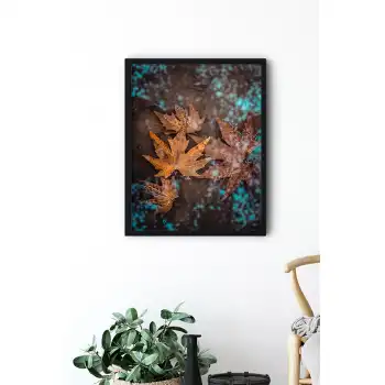 Sonbahar Yaprağı Poster Tablo