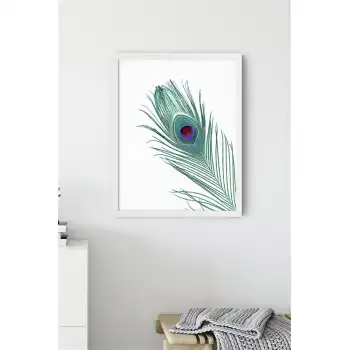 Tavuskuşu Tüyü No:3 Poster Tablo