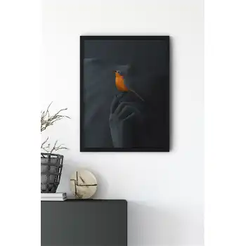 Turuncu Kuş Poster Tablo