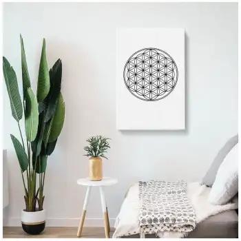 Yaşam Çiçeği - Kutsal Geometri Kanvas Tablo