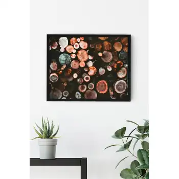 Yatay Odunluk Poster Tablo