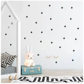 Yıldız Şeklinde Sticker - Çocuk Odası Sticker - 105 adet