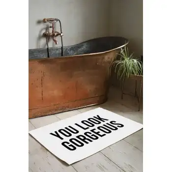 You Look Gorgeous Banyo Paspası