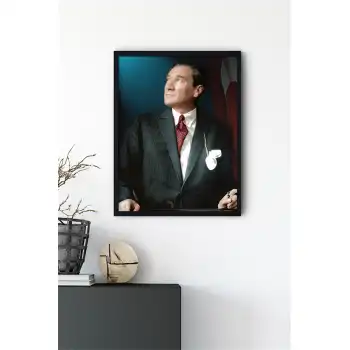Yüksek Çözünürlüklü Atatürk Poster Tabloi No:4