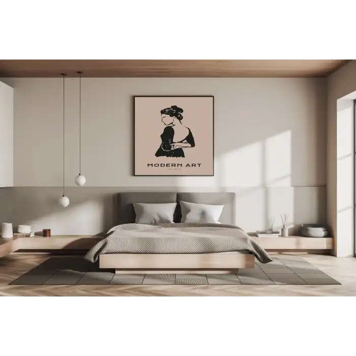 Art Bohome Metal Çerçeveli Kare Tablo 3