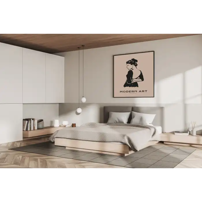 Art Bohome Metal Çerçeveli Kare Tablo 3