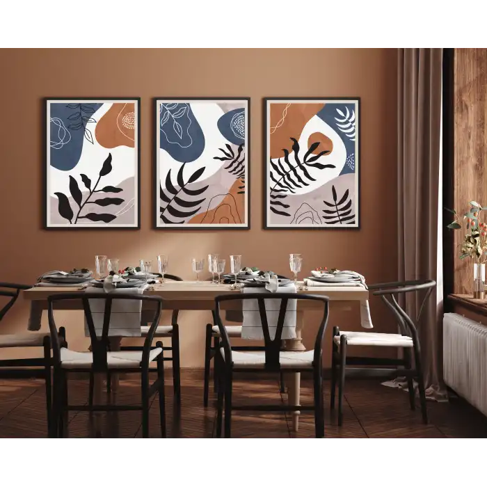Boho line 3’lü Poster Tablo Seti