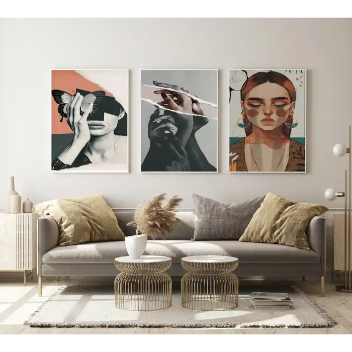 Bohos 3’lü Poster Tablo Seti