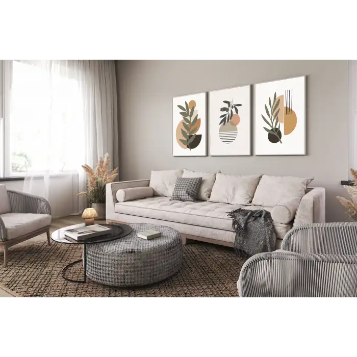 Calm 3’lü Poster Tablo Seti