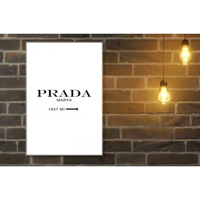 Prada Poster Tablo