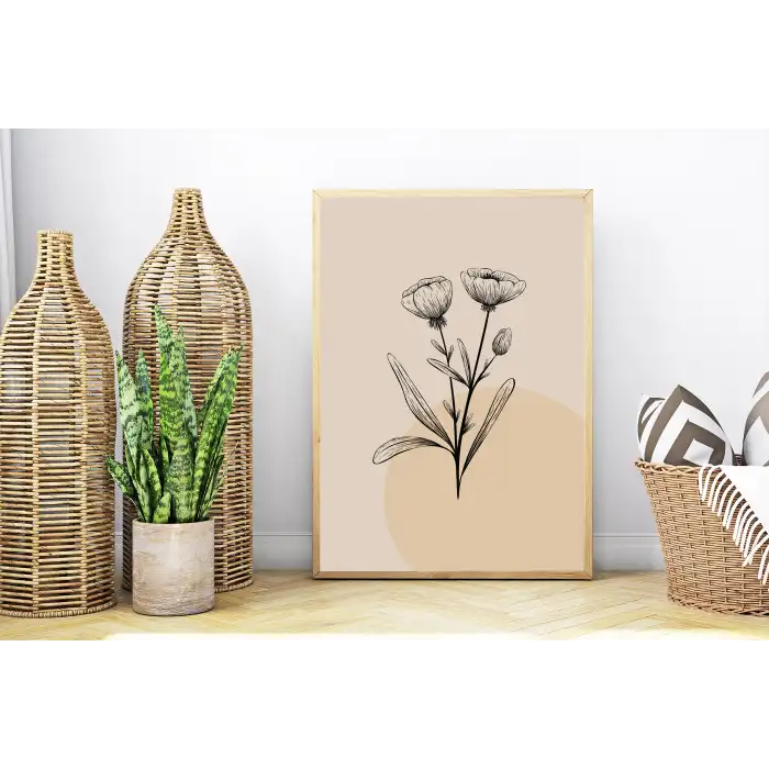 Floral Printab Poster Tablo No:3