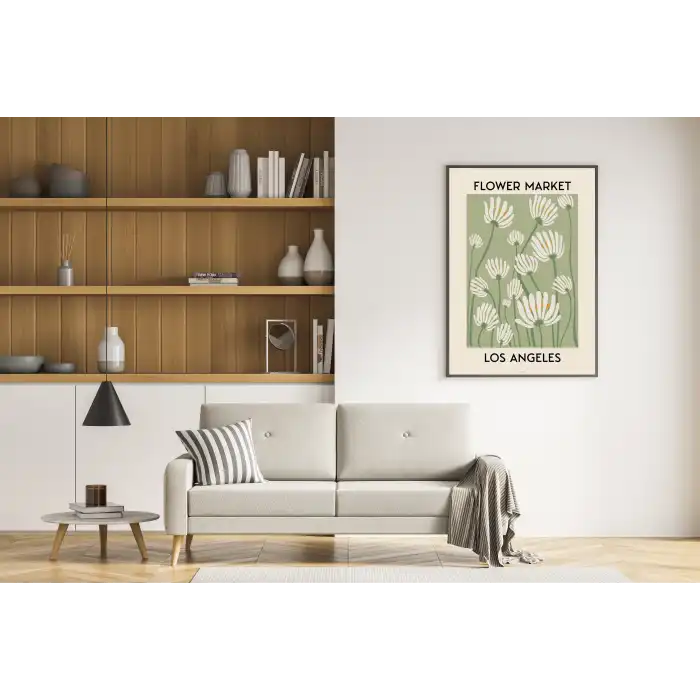 Flower Market  Poster Tablo No:2
