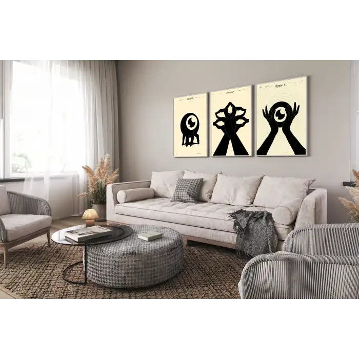 Hypıo 3’lü Poster Tablo Seti